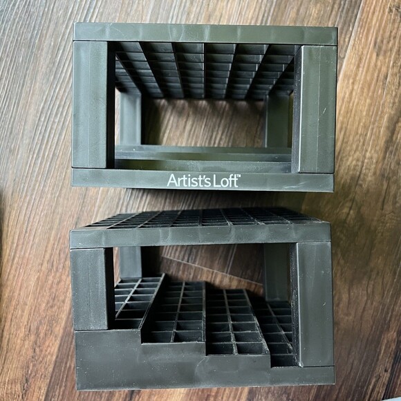 Lot of 3 Artist’s Loft Stadium Marker Stand, 1 New 2 Used Stores 60 Markers Each - Picture 3 of 5